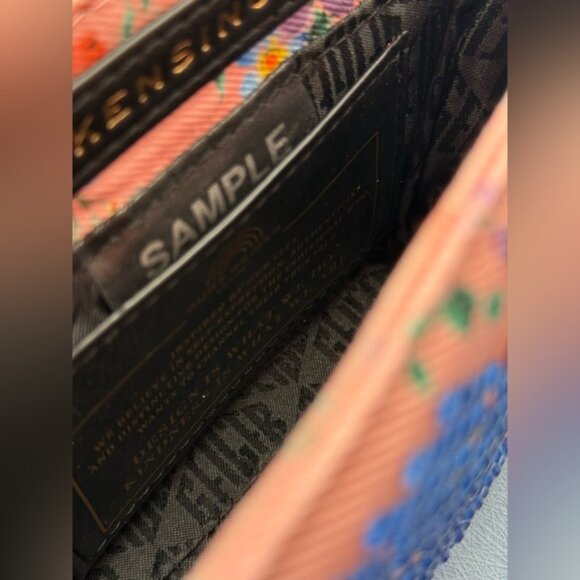 🆕 KURT GEIGER LONDON 🧿 NWOTMini Floral Fabric Embellished Kensington *SAMPLE* - Picture 14 of 15